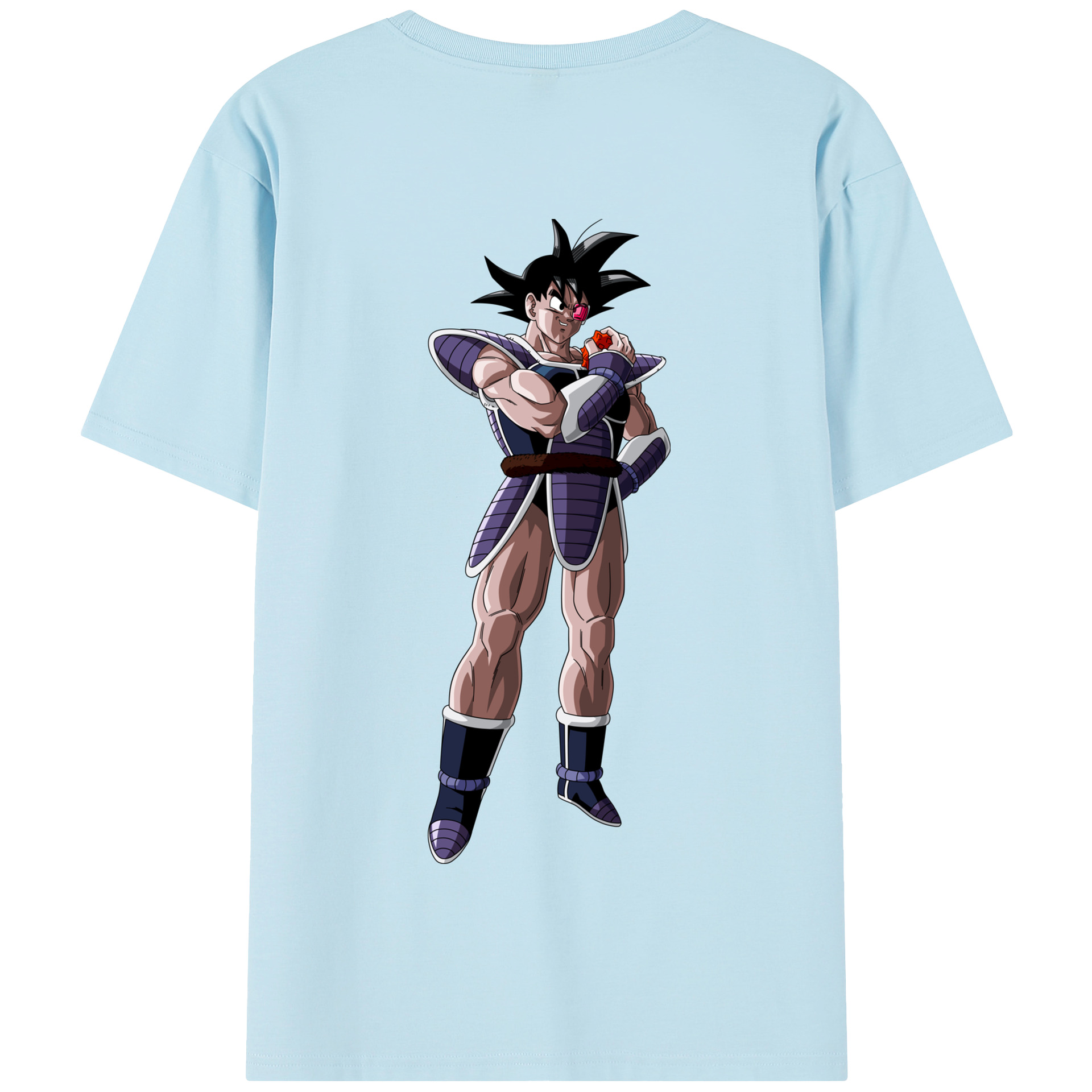 （画像用） ドラゴンボール 孫悟空（そん ごくう）Son Goku カカロット DRAGON BALL Kakarotto 綿100％半袖Tシャツ（背面プリント）
